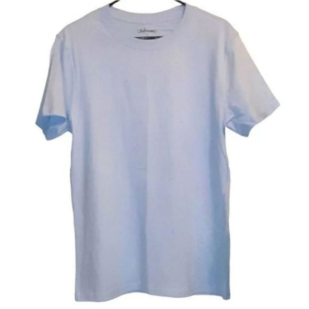 Fulcrum Mens Cotton Baby Blue Short Sleeve Tee T shirt Size M